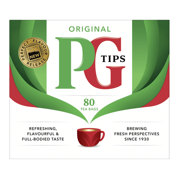 PG Tips - 80 teabags Black Tea - Standard