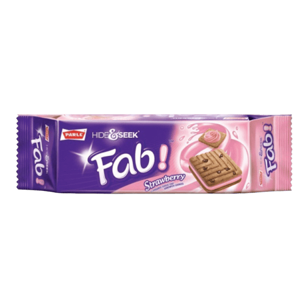 Parle - Hide & Seek Biscuit Fab Strawberry - 112g