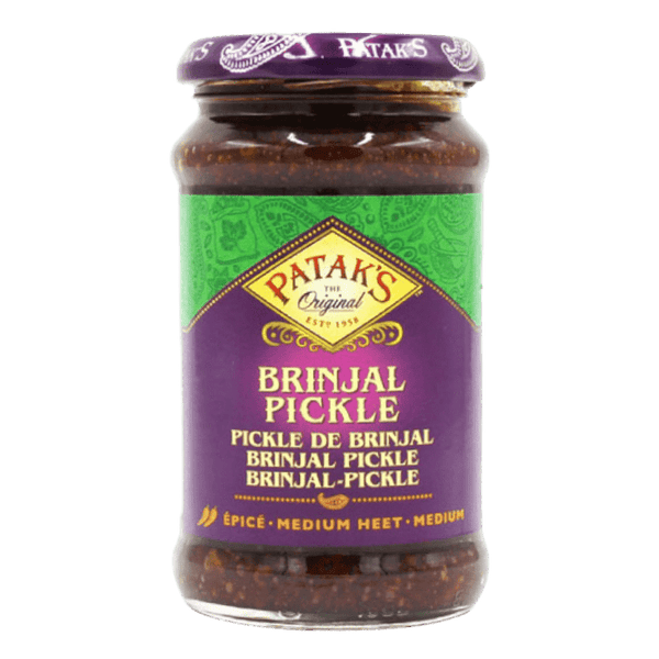Patak's - Brinjal Pickle (Pickled Eggplant) - 312g