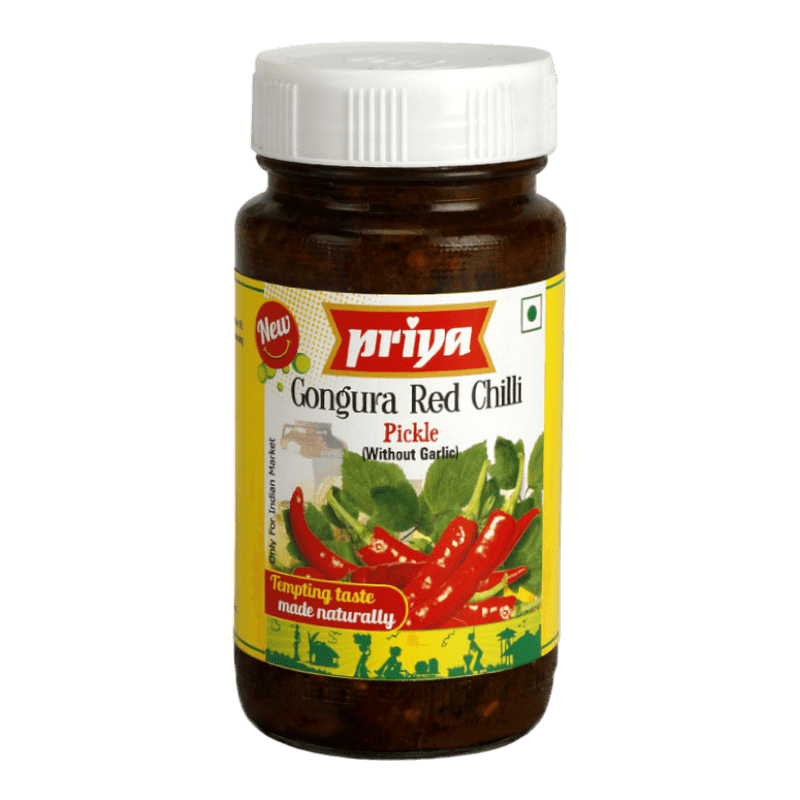Priya - Gongura Red Chili Pickle (without Garlic)