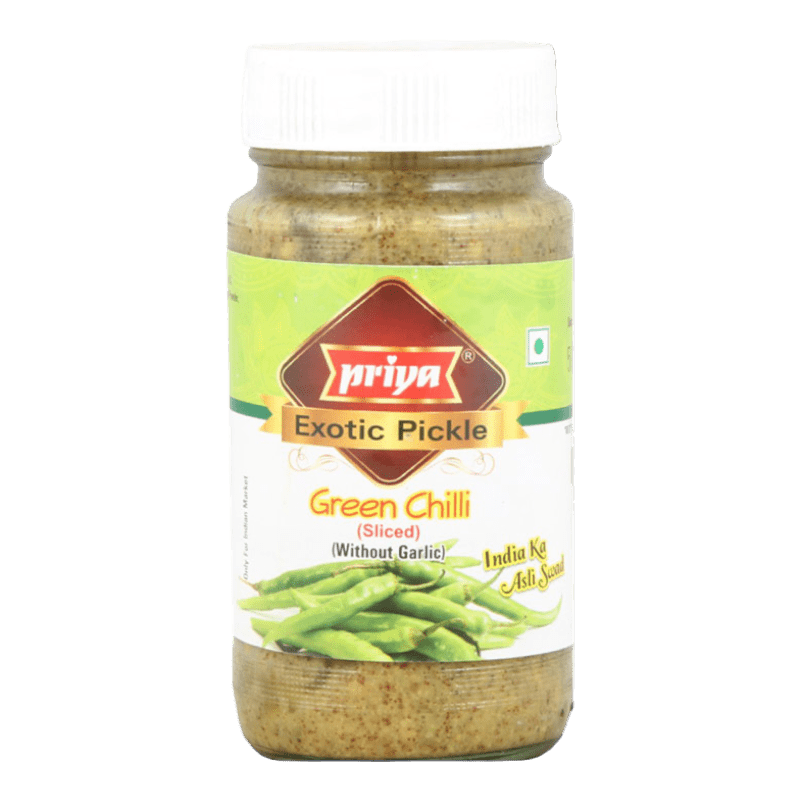Priya - Green Chili sliced (without garlic)