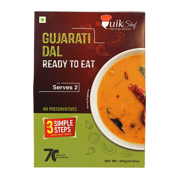 QuikShef - Gujarati Dal RTE (Serves 2) - 300g