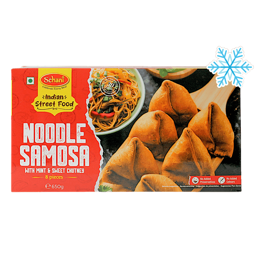 Schani - (Frozen) Noodle Samosa (with Mint & Sweet Chutney) 8 pieces