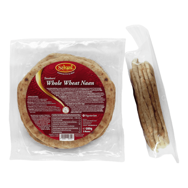 Schani - Tandoori Whole Wheat Naan - 500g