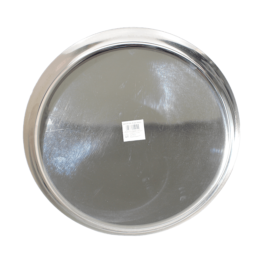Steel - Rice Plate (Plain Thali)