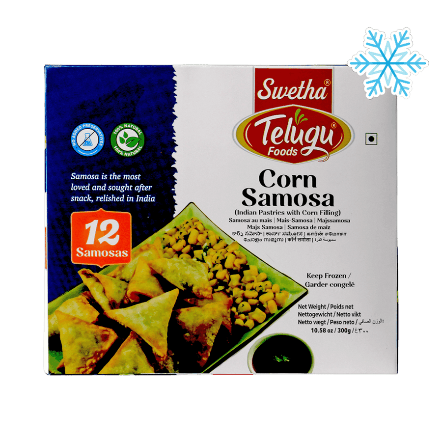 Telugu - (Frozen) Corn Samosa 12 Pieces
