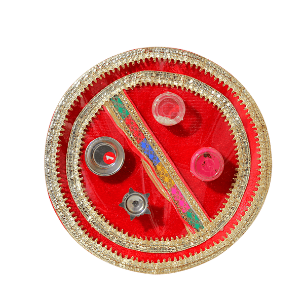 Thali - Medium Decorated (Pooja) - Standard