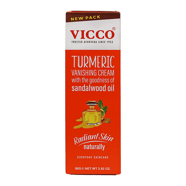 Vicco - Turmeric Vanishing Cream with Sandalwood Oil - 80g