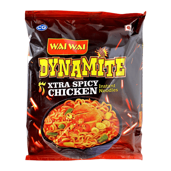 Wai - Wai Dynamite Extra Spicy Noodles (Chicken Flavour) - 100g