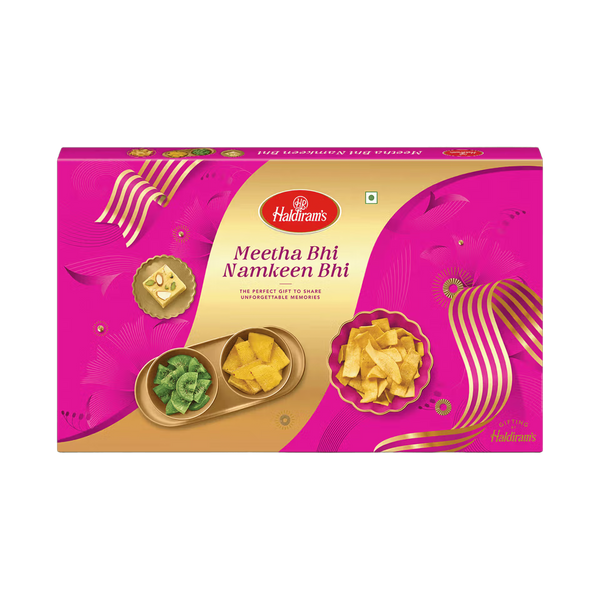 Haldiram's - (Best Before 13/08/2026) GiftBox Meetha Bhi / Namkeen Bhi
