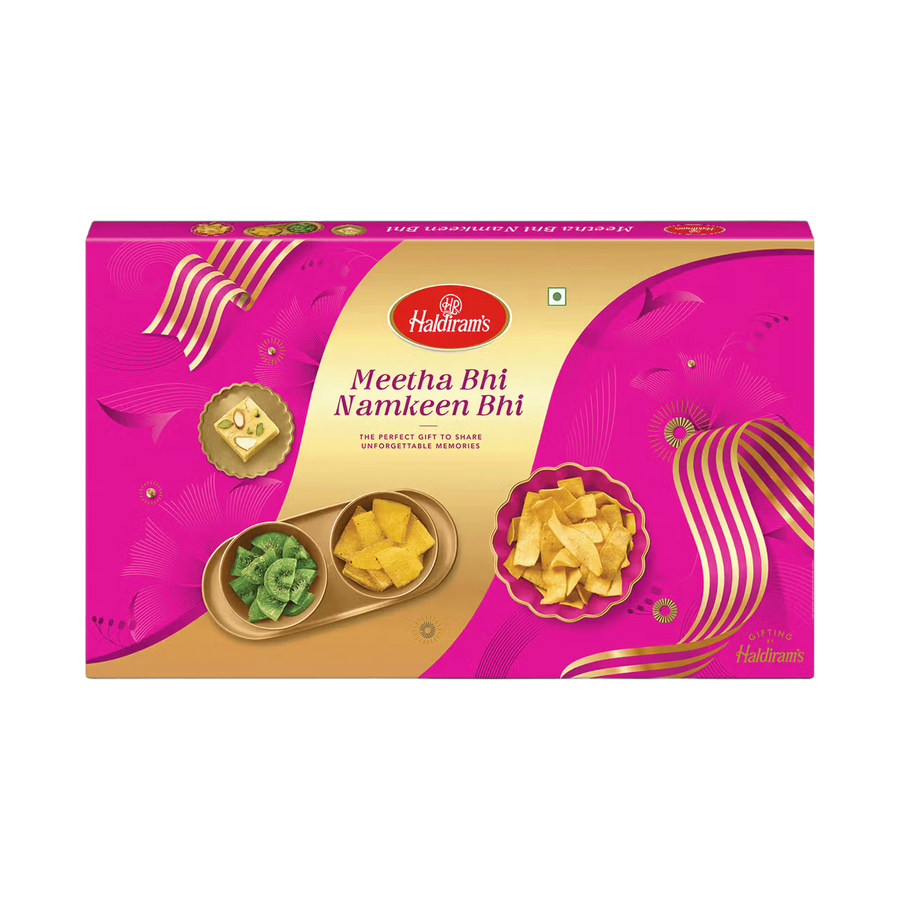 Haldiram's - (Best Before 13/08/2026) GiftBox Meetha Bhi / Namkeen Bhi