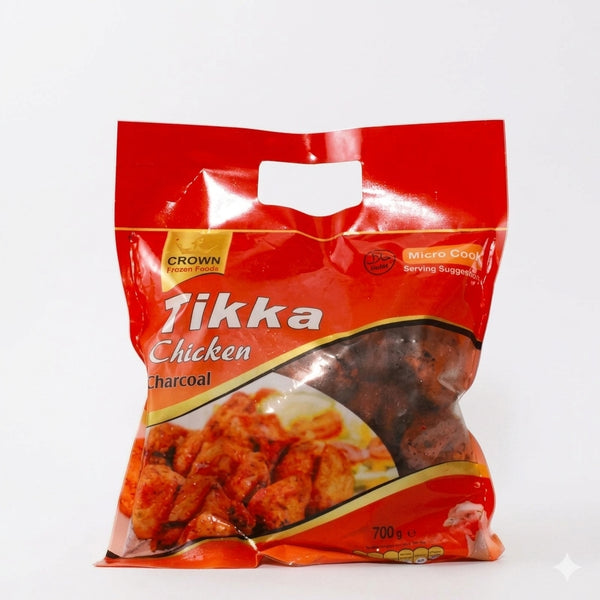 Crown - (Best Before 14/07/2026) (Frozen) Tikka Chicken Charcoal 12 Pieces Halal
