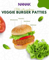 Nanak - (Frozen) Burger Veggie Patties (8 Pieces)