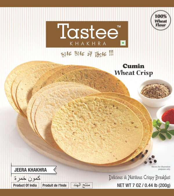 Tastee - Khakhra Jeera Cumin (Wheat Crisp)