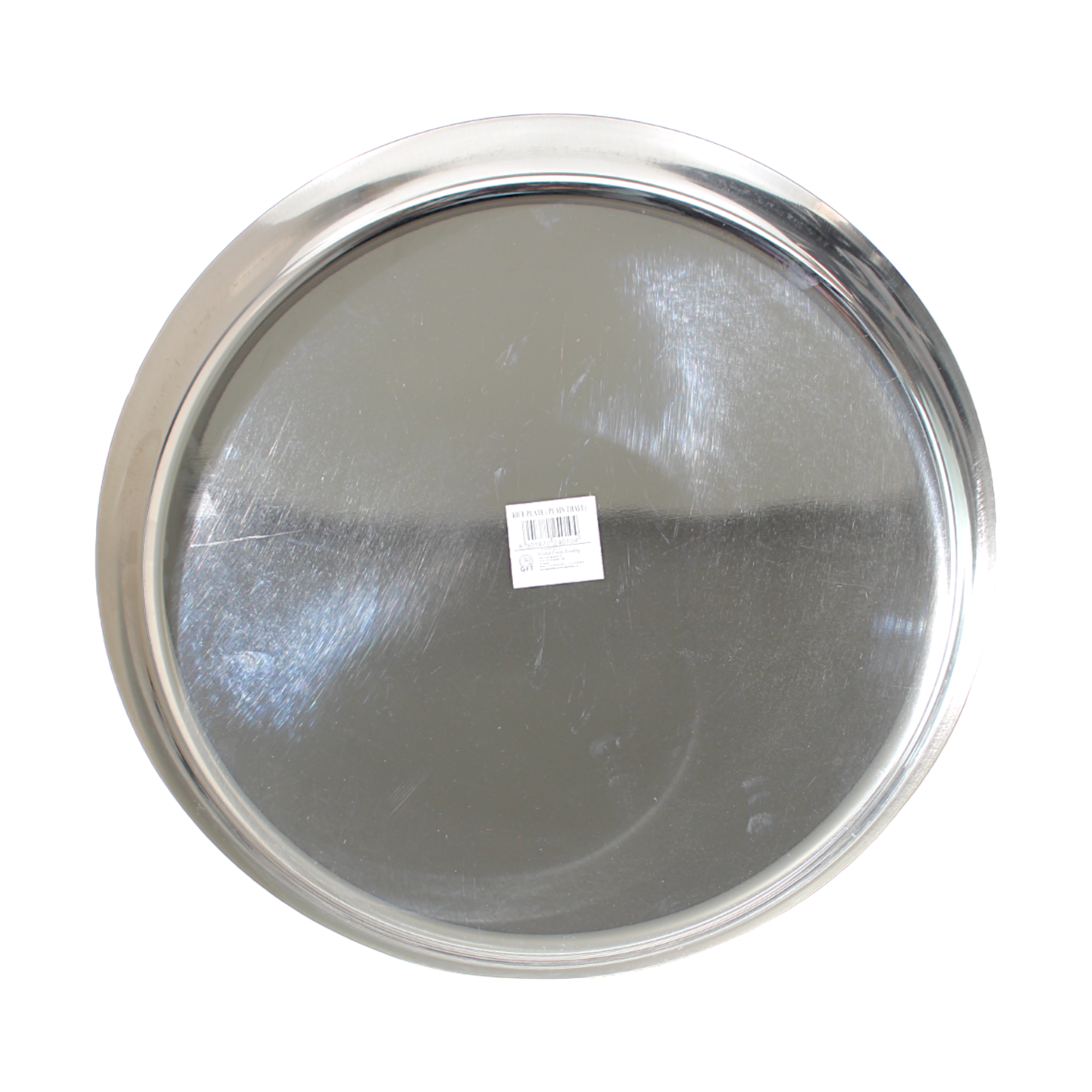 Steel Rice Plate (Plain Thali)